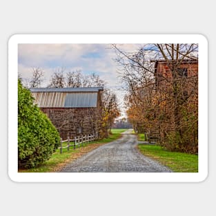 Rural Country Road Sticker